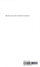 Couverture : Oriental and linguistic studies.