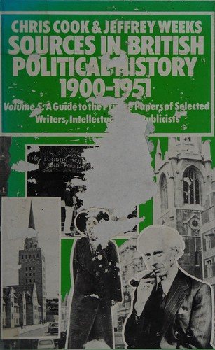 Couverture : Sources in British political history, 1900-1951