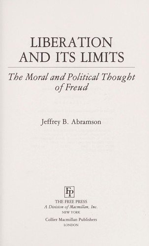 Couverture : Liberation and its limits