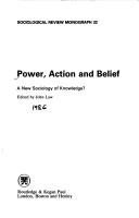 Couverture : Power, action, and belief