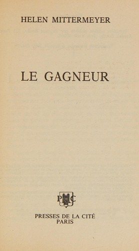 Couverture : Le Gagneur