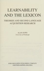 Couverture : Learnability and the Lexicon