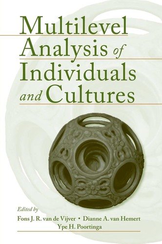 Couverture : Multilevel Analysis of Individuals and Cultures