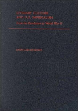 Couverture : Literary culture and U.S. imperialism