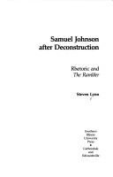 Couverture : Samuel Johnson after deconstruction