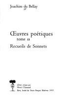 Couverture : Oeuvres poétiques. Les Antiquités de Rome ; Les regrets