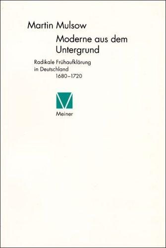 Couverture : Moderne aus dem Untergrund