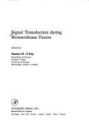 Couverture : Signal transduction during biomembrane fusion
