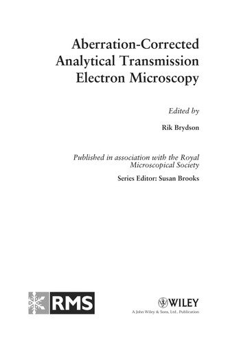 Couverture : Aberration-corrected analytical transmission electron microscopy
