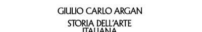Couverture : Storia dell'arte italiana