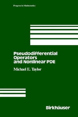 Couverture : Pseudodifferential operators and nonlinear PDE