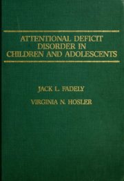 Couverture : Attentional deficit disorder in children and adolescents