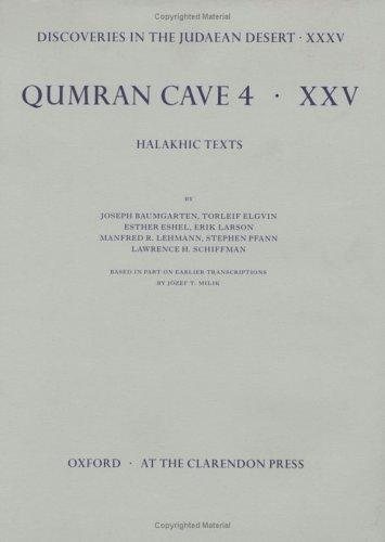 Couverture : Qumran Cave 4: XXXV