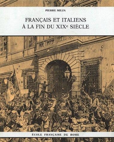 Couverture : Français et Italiens à la fin du XIXe siècle