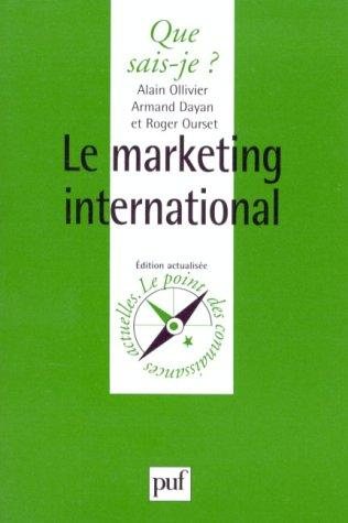 Couverture : Le Marketing International