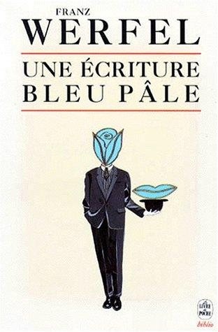 Couverture : Une écriture bleu pâle
