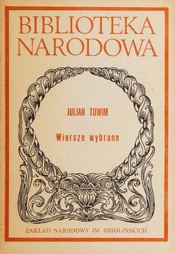 Couverture : Wiersze wybrane