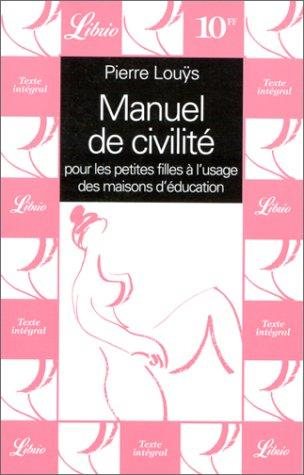 Couverture : Manuel de civilité pour les petites filles à l'usage des maisons d'éducation