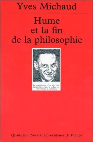 Couverture : Hume et la fin de la philosophie