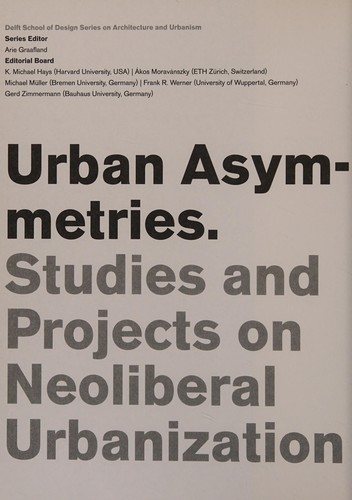 Couverture : Urban asymmetries