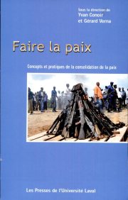 Couverture : Faire la paix