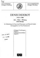 Couverture : Denis Diderot, 1713-1784