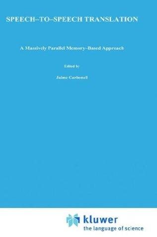 Couverture : Speech-to-speech translation