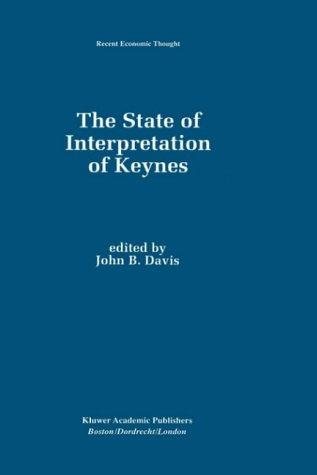 Couverture : The state of interpretation of Keynes