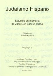 Couverture : Judaísmo hispano