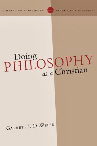 Couverture : Doing philosophy as a Christian