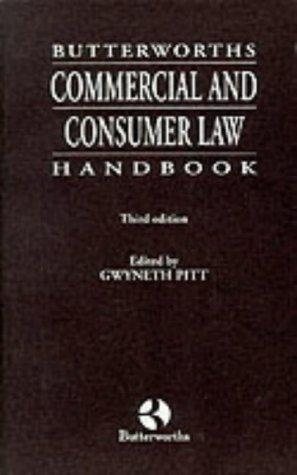 Couverture : Butterworths commercial and consumer law handbook