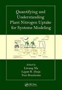 Couverture : Quantifying and Understanding Plant Nitrogen Uptake Systems Modeling