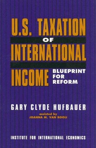 Couverture : U.S. taxation of international income