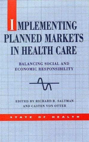 Couverture : Implementing planned markets in health care
