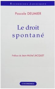 Couverture : Le droit spontané