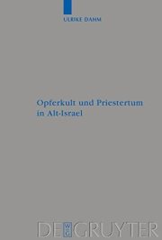 Couverture : Opferkult un Priestertum in Alt-Israel