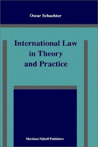 Couverture : International law in theory and practice