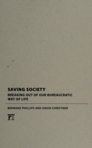 Couverture : Saving society