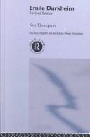 Couverture : Emile Durkheim (Key Sociologists)