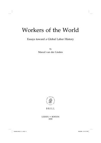 Couverture : Workers of the world