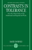 Couverture : Contrasts in tolerance
