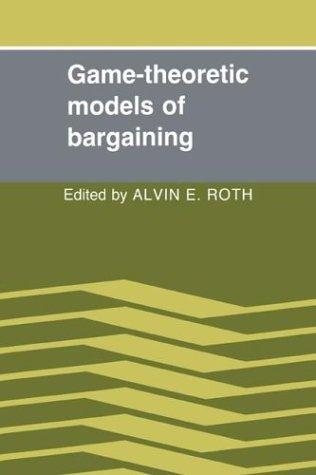 Couverture : Game-theoretic models of bargaining