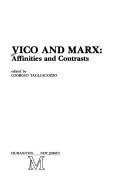 Couverture : Vico and Marx, affinities and contrasts