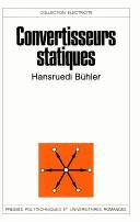 Couverture : Convertisseurs statiques