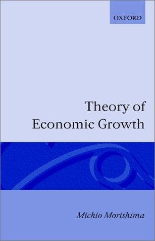 Couverture : Theory of economic growth.