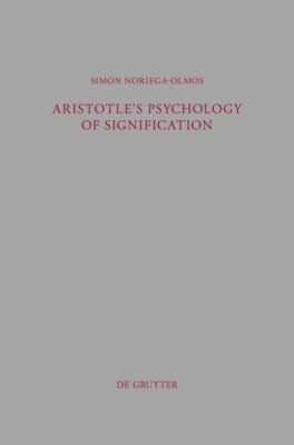 Couverture : Aristotle's Psychology of Signification