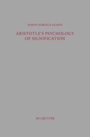 Couverture : Aristotle's Psychology of Signification