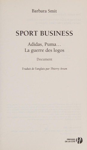 Couverture : Sport business