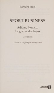 Couverture : Sport business