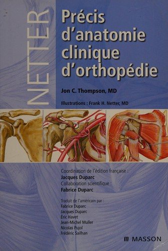 Couverture : Netter, précis d'anatomie clinique d'orthopédie